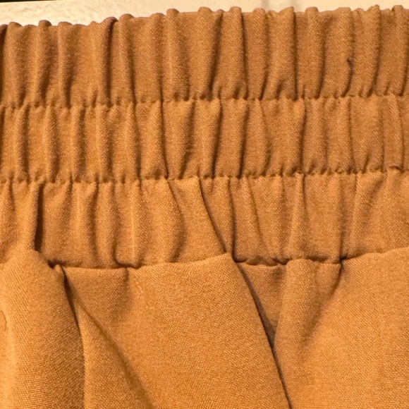 Lane Bryant Camel Paperbag Waist Wide-Leg Pants w/ Tie Belt and pockets– Size 28 - Picture 3 of 10